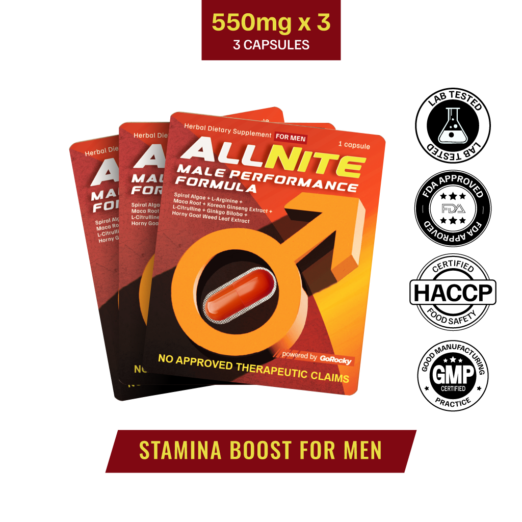 AllNite Men’s Performance Support - 3 Boxes x 1pc (3pcs)