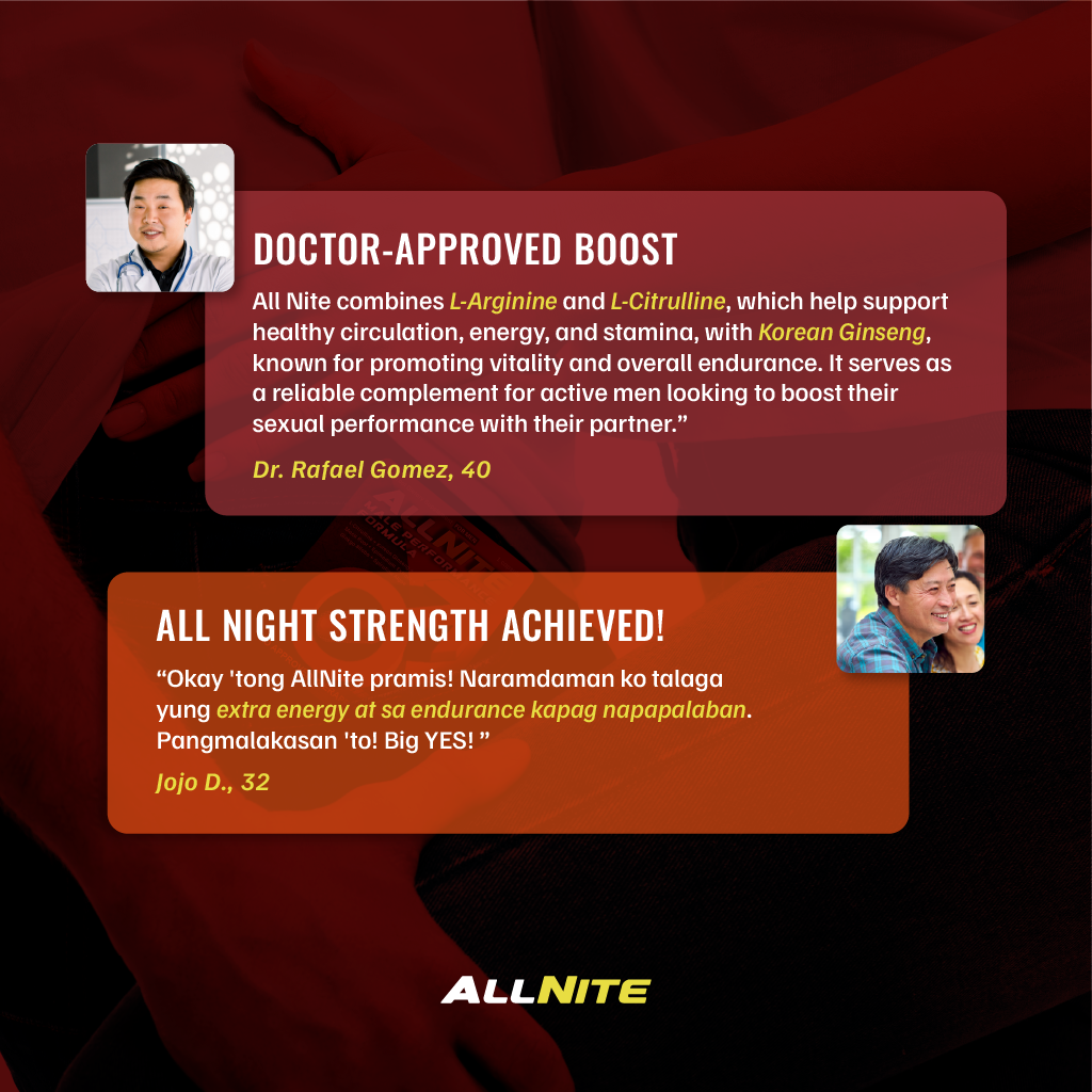 AllNite Men’s Performance Support - 10 Boxes x 1pc (10pcs)