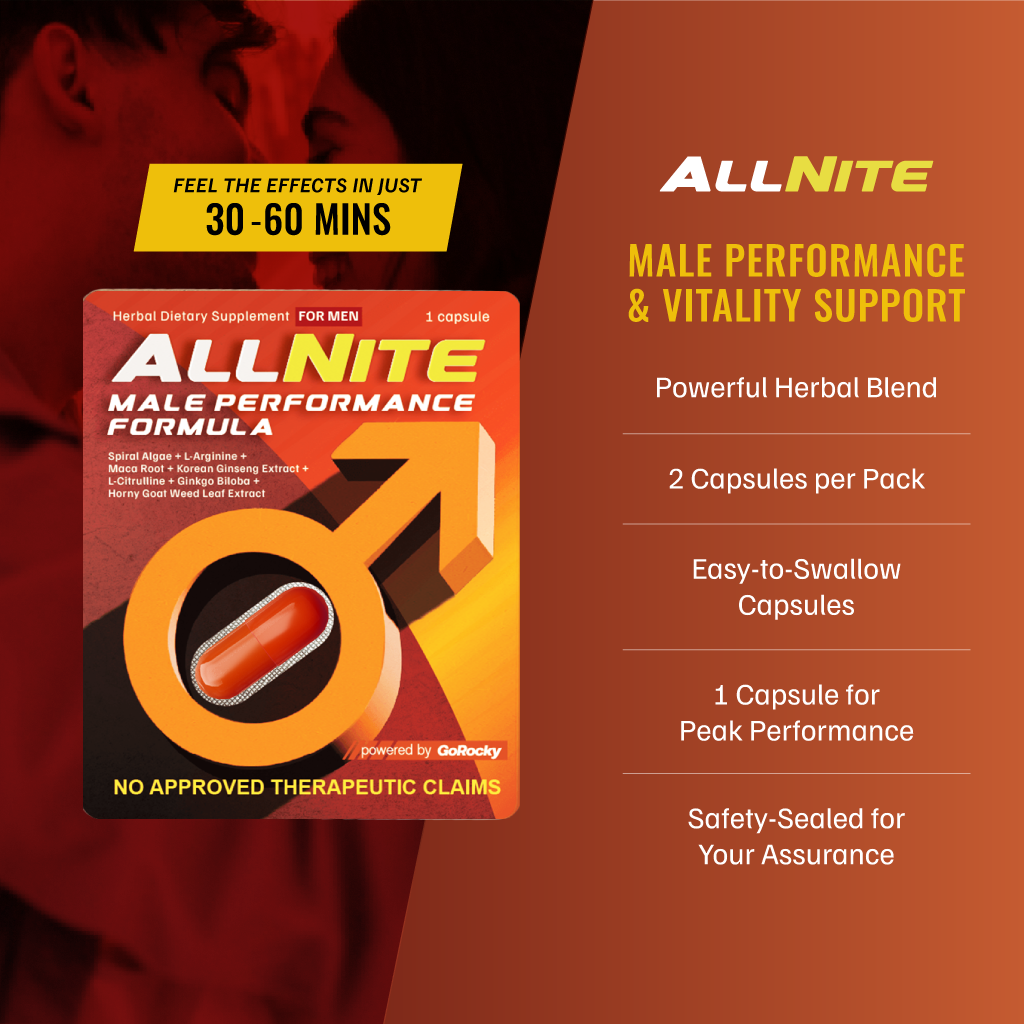 AllNite Men’s Performance Support - 10 Boxes x 1pc (10pcs)